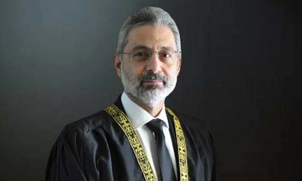 Chief Justice Qazi Faiz Isa calls for end to Kalashnikov culture in Pakistan