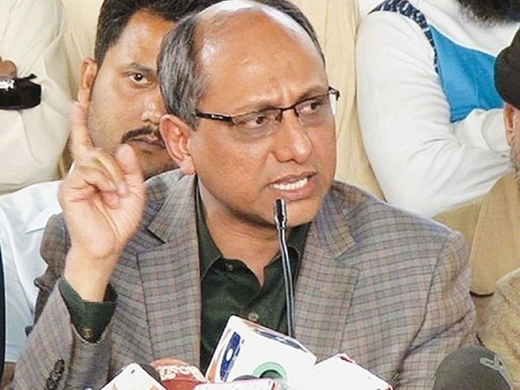 PPP Leader Saeed Ghani Accuses PML-N of plotting imran khan's imprisonment