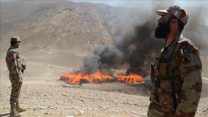 Pakistan Coast Guards seize 2052 kg hashish in anti-narcotics operations