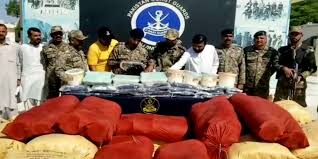 Coast guards seize 1176 kg hashish worth billions in major Jiwani Operation