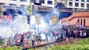 Protesters block train tracks and buses in response to the rape and murder of a doctor in India