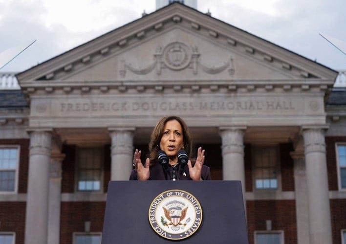 Harris vows resilience in powerful post-election address