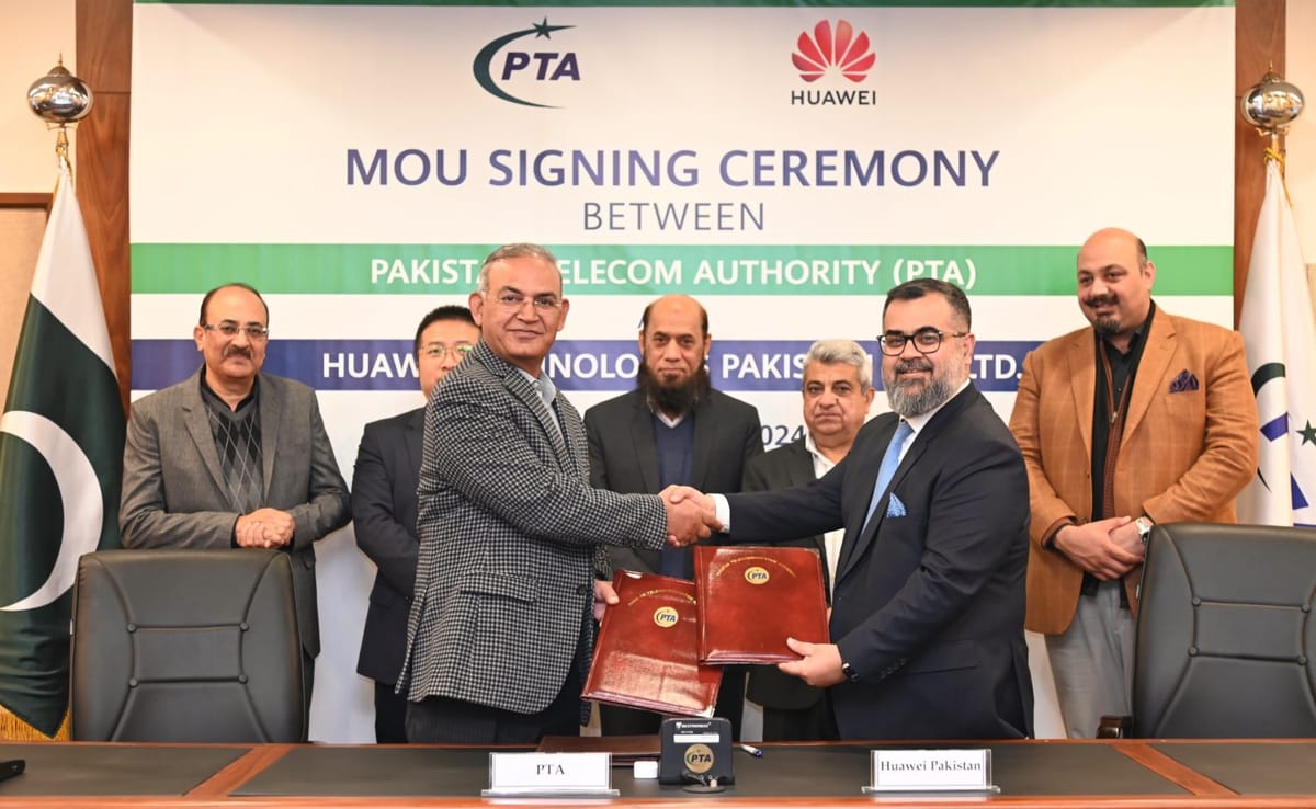 PTA and Huawei Pakistan Sign MoU to strengthen collaboration in IT and Telecom sector