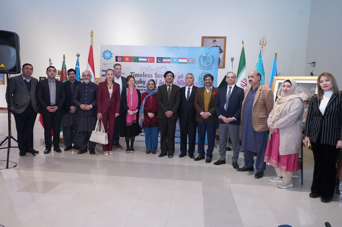 ECO Calligraphy and Arts Exhibition Concluded Celebrating Regional Unity Through Culture