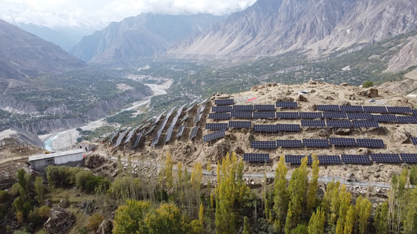 1 MW solar power plant installed in Hunza with SIFC support