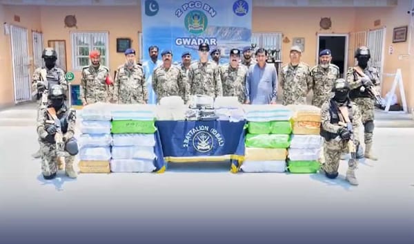 Pakistan Coast Guards Seize 273 kg meth ice worth of billions in Gwadar Operation