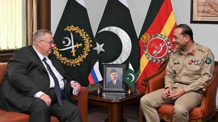 COAS reiterates Pakistan’s commitment to foster defence ties with Russia