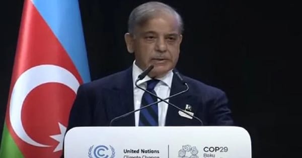 Pakistan suffered huge financial loss due to climate change, says PM Shehbaz at COP29