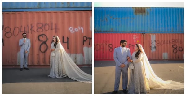 PTI protest makes Islamabad couple does bizarre wedding photoshoot