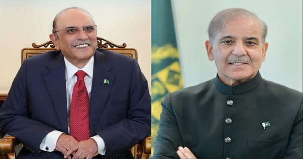 President Zardari, PM Shehbaz welcome 2025 with hopes for unity, prosperity