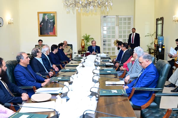 وزیر اعظم محمد شہباز شریف سے پاکستان براڈکاسٹرز ایسوسی ایشن کے وفد کی ملاقات