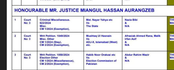 پاکستان تحریک انصاف پارلیمنٹیرین نے الیکشن کمیشن کا مخصوص نشستوں کی تعداد آئین کے مطابق نہ دینے کے فیصلے کو اسلام آباد ہائی کورٹ میں چیلنج کر دیا